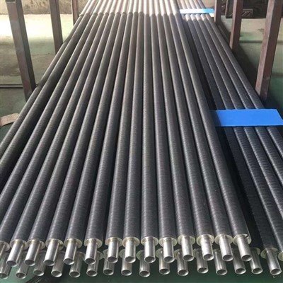 Tube finned laser stàilinn gualain airson tagradh pàirtean teasachaidh inneal-iomlaid teas radiator